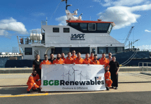 100 staff 100 presence on US offshore wind turbine project