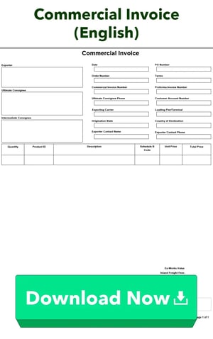Download Commercial Invoice