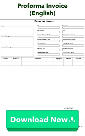 Download a Proforma Invoice 