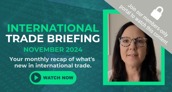 International Trade Briefing: November 2024 [Video]